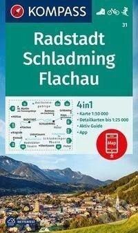 Radstadt, Schladming, Flachau 1:50 000 / turistická mapa KOMPASS 31 (Kompass). Kompass, 2022 Radstadt, Schladming, Flachau 1:50 000 / turistická mapa KOMPASS 31 (Kompass). Kompass, 2022