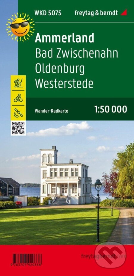 Ammerland, Bad Zwischenahn, Oldenburg, Westerstede 1:50 000 / turistická a cykloturistická mapa (freytag&berndt). freytag&berndt, 2023 Ammerland, Bad Zwischenahn, Oldenburg, Westerstede 1:50 000 / turistická a cykloturistická mapa (freytag&berndt). freytag&berndt, 2023