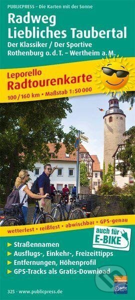 Cyklostezka Lovely Taubertal, Rothenburg o.d.T.-Wertheim a. M. 1:50 000 / cyklistická mapa (freytag&berndt). freytag&berndt, 2017 Cyklostezka Lovely Taubertal, Rothenburg o.d.T.-Wertheim a. M. 1:50 000 / cyklistická mapa (freytag&berndt). freytag&berndt, 2017