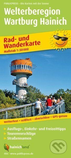 Welterberegion Wartburg Hainich 1:50 000 / cyklistická a turistická mapa (freytag&berndt). freytag&berndt, 2015 Welterberegion Wartburg Hainich 1:50 000 / cyklistická a turistická mapa (freytag&berndt). freytag&berndt, 2015