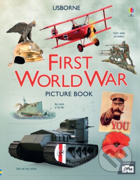 Kniha: First World War Picture Book (Henry Brook). Usborne, 2017 Kniha: First World War Picture Book (Henry Brook). Usborne, 2017