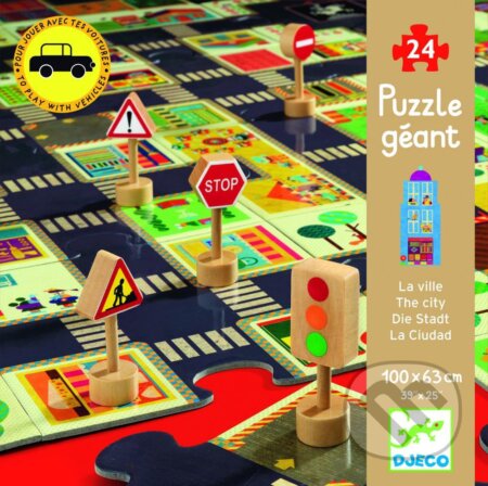 Puzzle: Obrovské puzzle - Mesto (Djeco). Djeco, 2019 Puzzle: Obrovské puzzle - Mesto (Djeco). Djeco, 2019