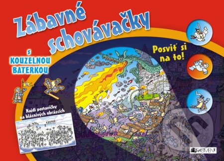 Kniha: Zábavné schovávačky s kouzelnou baterkou (Emiliano Migliardo). Nakladatelství Fragment, 2017 Kniha: Zábavné schovávačky s kouzelnou baterkou (Emiliano Migliardo). Nakladatelství Fragment, 2017