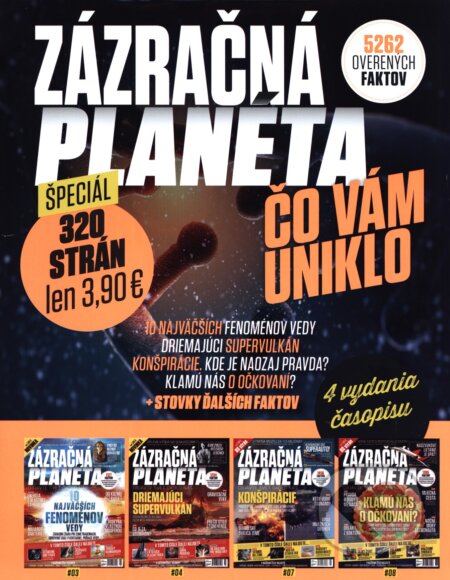 Zázračná planéta ŠPECIÁL (balenie 4 magazínov) (Sportmedia). Sportmedia, 2016 Zázračná planéta ŠPECIÁL (balenie 4 magazínov) (Sportmedia). Sportmedia, 2016