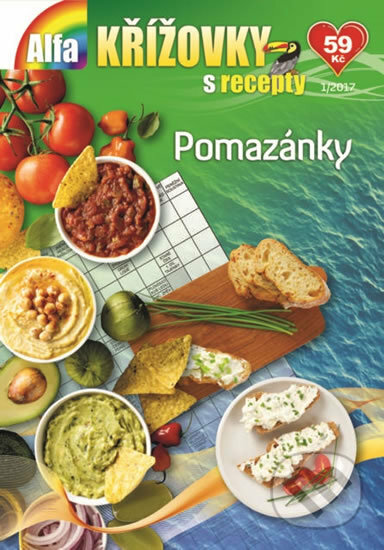 Křížovky s recepty 1/2017 - Pomazánky, Alfasoft, 2017