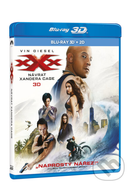 Film: xXx: Návrat Xandera Cage 3D (D.J. Caruso) (Blu-ray3D). Magicbox, 2017 Film: xXx: Návrat Xandera Cage 3D (D.J. Caruso) (Blu-ray3D). Magicbox, 2017
