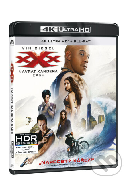 Film: xXx: Návrat Xandera Cage Ultra HD Blu-ray (D.J. Caruso) (UltraHDBlu-ray). Magicbox, 2017 Film: xXx: Návrat Xandera Cage Ultra HD Blu-ray (D.J. Caruso) (UltraHDBlu-ray). Magicbox, 2017