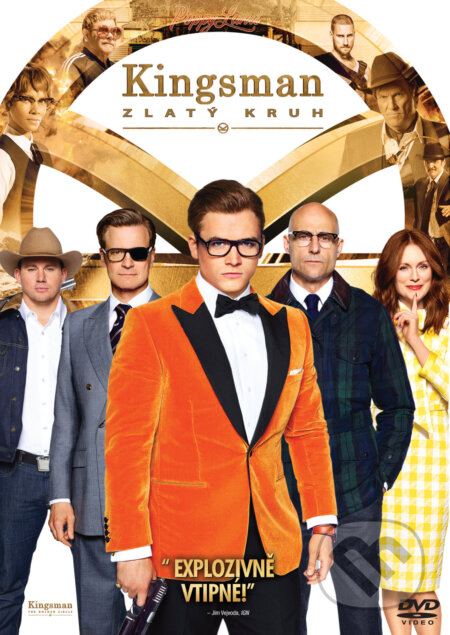 Film: Kingsman: Zlatý kruh (Matthew Vaughn) (DVD). Magicbox, 2018 Film: Kingsman: Zlatý kruh (Matthew Vaughn) (DVD). Magicbox, 2018