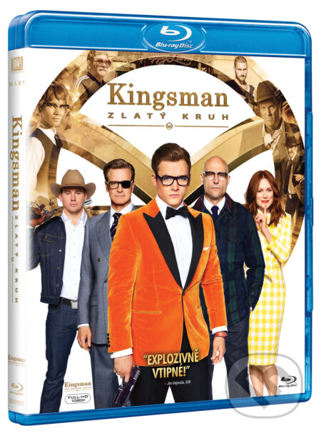 Film: Kingsman: Zlatý kruh (Matthew Vaughn) (Blu-ray). Magicbox, 2018 Film: Kingsman: Zlatý kruh (Matthew Vaughn) (Blu-ray). Magicbox, 2018