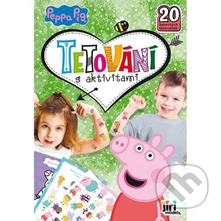 Spoločenská hra: Tetování s aktivitami Prasátko Peppa (Jiří Models). Jiří Models, 2024 Spoločenská hra: Tetování s aktivitami Prasátko Peppa (Jiří Models). Jiří Models, 2024