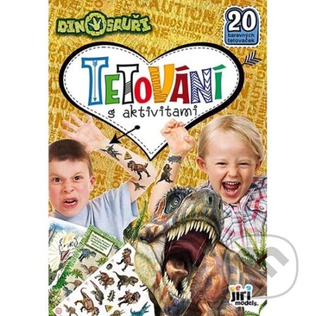 Společenská hra: Tetování s aktivitami Dinosauři (Jiří Models). Jiří Models, 2024 Společenská hra: Tetování s aktivitami Dinosauři (Jiří Models). Jiří Models, 2024