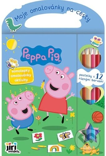 Kniha: Moje omalovánky na cesty Prasátko Peppa (Jiří Models). Jiří Models, 2024 Kniha: Moje omalovánky na cesty Prasátko Peppa (Jiří Models). Jiří Models, 2024