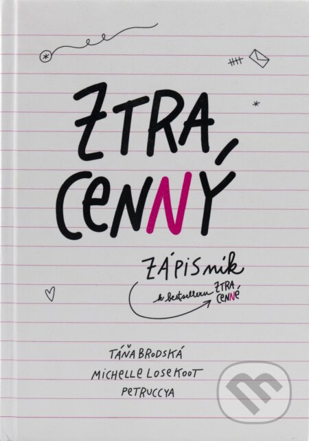 Kniha: Ztracenný zápisník (Michelle Losekoot a Táňa Brodská). Ztracenná s.r.o., 2024 Kniha: Ztracenný zápisník (Michelle Losekoot a Táňa Brodská). Ztracenná s.r.o., 2024