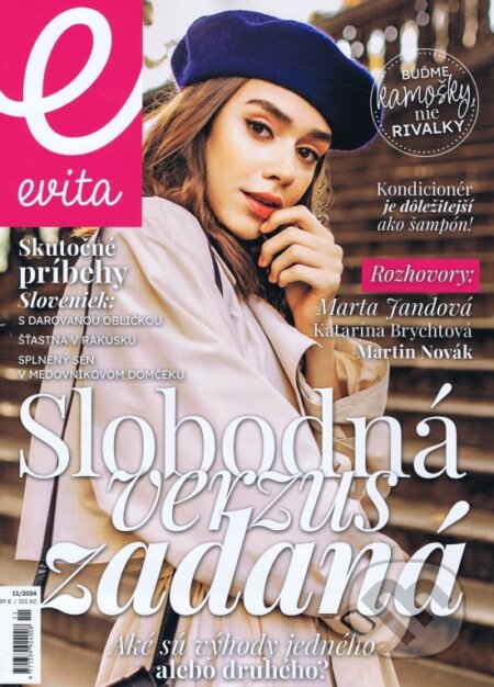 Evita magazín 11/2024 (MAFRA Slovakia). MAFRA Slovakia, 2024 Evita magazín 11/2024 (MAFRA Slovakia). MAFRA Slovakia, 2024