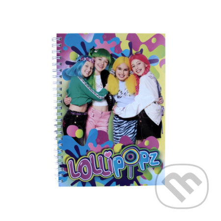 Zápisník A5 Lollipopz (Merch). Merch, 2024 Zápisník A5 Lollipopz (Merch). Merch, 2024