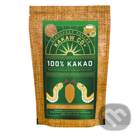 Kávy a čaje: 100% Kakao - Kolumbia Meta (Kakaw Co+). Kakaw Co+, 2024 Kávy a čaje: 100% Kakao - Kolumbia Meta (Kakaw Co+). Kakaw Co+, 2024