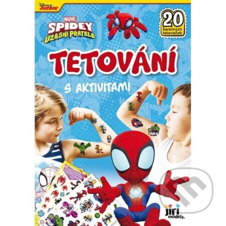 Spoločenská hra: Tetování s aktivitami Spidey (Jiří Models). Jiří Models, 2024 Spoločenská hra: Tetování s aktivitami Spidey (Jiří Models). Jiří Models, 2024
