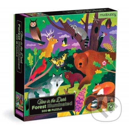 Puzzle: Lesní zvířátka - svítí ve tmě (Dvěděti.cz). Dvěděti.cz Puzzle: Lesní zvířátka - svítí ve tmě (Dvěděti.cz). Dvěděti.cz