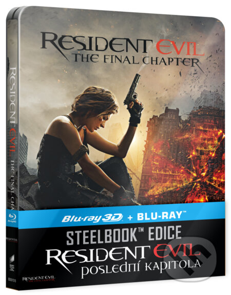 Film: Resident Evil: Poslední kapitola 3D Steelbook (Paul W.S. Anderson) (Steelbook). Bonton Film, 2017 Film: Resident Evil: Poslední kapitola 3D Steelbook (Paul W.S. Anderson) (Steelbook). Bonton Film, 2017