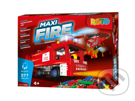 Spoločenská hra: Roto stavebnica: Maxi fire 377 dílků (EFKO karton s.r.o.). EFKO karton s.r.o., 2017 Spoločenská hra: Roto stavebnica: Maxi fire 377 dílků (EFKO karton s.r.o.). EFKO karton s.r.o., 2017