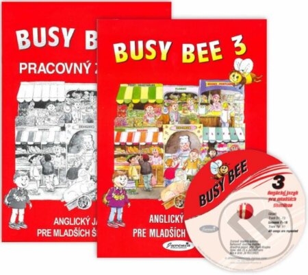 MaxiSet Busy Bee 3 (Učebnica + online vstup + pracovný zošit + fyzické CD), Juvenia Education Studio