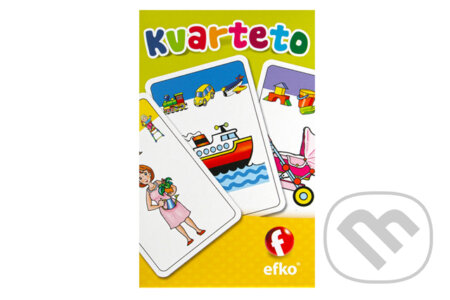 Společenská hra: Kvarteto (EFKO karton s.r.o.). EFKO karton s.r.o., 2017 Společenská hra: Kvarteto (EFKO karton s.r.o.). EFKO karton s.r.o., 2017