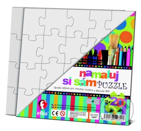 Puzzle: Namaluj si sám puzzle 2 štvorce (EFKO karton s.r.o.). EFKO karton s.r.o., 2017 Puzzle: Namaluj si sám puzzle 2 štvorce (EFKO karton s.r.o.). EFKO karton s.r.o., 2017