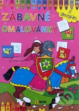 Kniha: Zábavné omalovánky (Růžové) (SUN). SUN, 2017 Kniha: Zábavné omalovánky (Růžové) (SUN). SUN, 2017