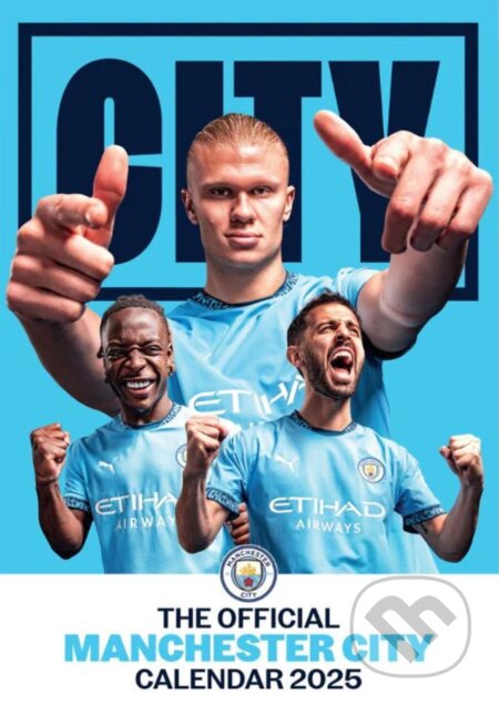 Oficiálny nástenný kalendár 2025: FC Manchester City (). , 2024 Oficiálny nástenný kalendár 2025: FC Manchester City (). , 2024