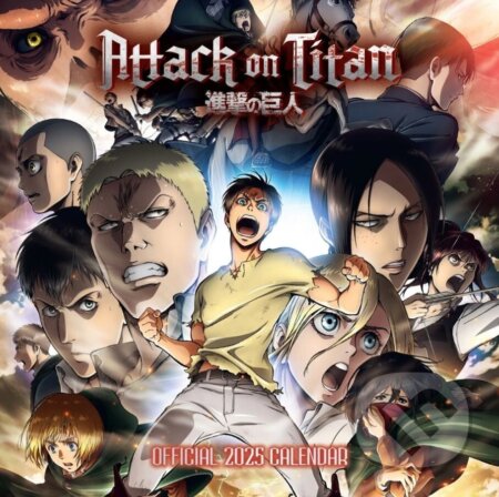 Oficiálny nástenný kalendár 2025: Attack On Titan (). , 2024 Oficiálny nástenný kalendár 2025: Attack On Titan (). , 2024