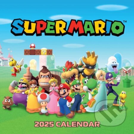 Oficiálny nástenný kalendár 2025 Nintendo: Super Mario (). , 2024 Oficiálny nástenný kalendár 2025 Nintendo: Super Mario (). , 2024