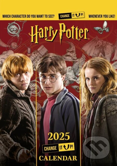 Oficiálny nástenný kalendár 2025 s nastaviteľnými obrázkami: Harry Potter (Harry Potter). Harry Potter, 2024 Oficiálny nástenný kalendár 2025 s nastaviteľnými obrázkami: Harry Potter (Harry Potter). Harry Potter, 2024