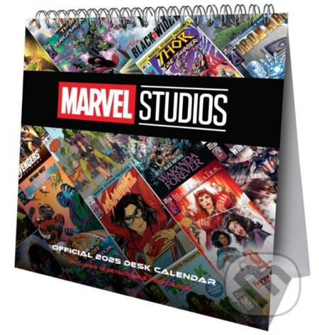 Oficiálny stolový kalendár 2025 Marvel Studios (Marvel). Marvel, 2024 Oficiálny stolový kalendár 2025 Marvel Studios (Marvel). Marvel, 2024