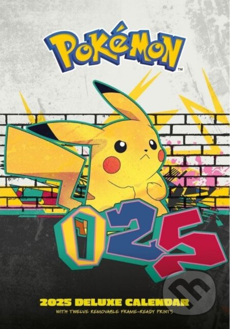 Deluxe oficiálny nástenný kalendár 2025: Pokémon (Pokemon). Pokemon, 2024 Deluxe oficiálny nástenný kalendár 2025: Pokémon (Pokemon). Pokemon, 2024