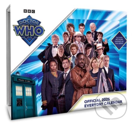Oficiálny stolový trhací kalendár BBC 2025: Doctor Who (). , 2024 Oficiálny stolový trhací kalendár BBC 2025: Doctor Who (). , 2024