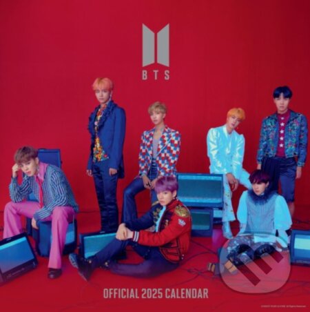 Oficiálny nástenný kalendar 2025 s plagátom: BTS (). , 2024 Oficiálny nástenný kalendar 2025 s plagátom: BTS (). , 2024