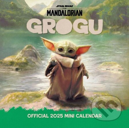 Oficiálny nástenný mini kalendár 2025 Star Wars The Mandalorian: Baby Yoda s plagátom (). , 2024 Oficiálny nástenný mini kalendár 2025 Star Wars The Mandalorian: Baby Yoda s plagátom (). , 2024