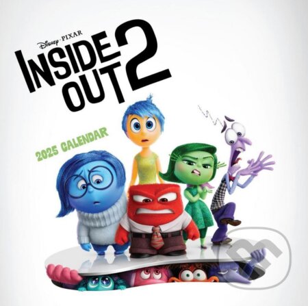 Oficiálny nástenný kalendár 2025 Disney - Inside Out 2 s plagátom (). , 2024 Oficiálny nástenný kalendár 2025 Disney - Inside Out 2 s plagátom (). , 2024