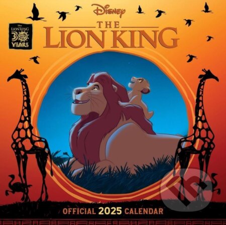 Oficiálny nástenný kalendár 2025 Disney: The Lion King s plagátom (). , 2024 Oficiálny nástenný kalendár 2025 Disney: The Lion King s plagátom (). , 2024