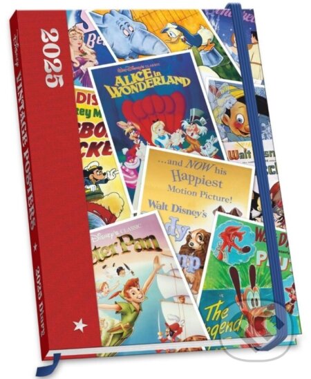 Diár 2025 Disney: Vintage plagáty (). , 2024 Diár 2025 Disney: Vintage plagáty (). , 2024