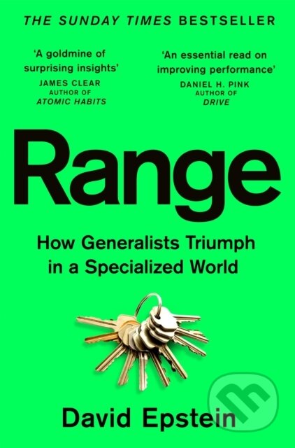 Kniha: Range (David Epstein). Pan Macmillan, 2024 Kniha: Range (David Epstein). Pan Macmillan, 2024