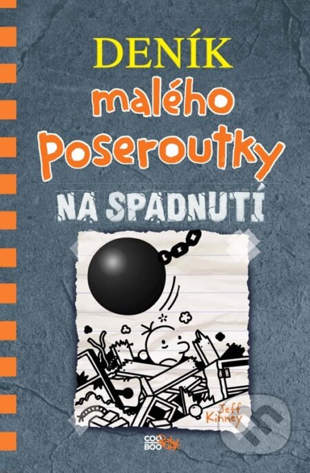 Kniha: Deník malého poseroutky 14: Na spadnutí (Jeff Kinney). CooBoo CZ, 2024 Kniha: Deník malého poseroutky 14: Na spadnutí (Jeff Kinney). CooBoo CZ, 2024