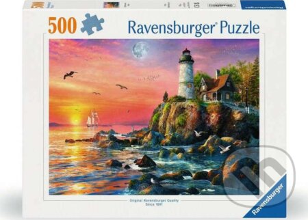 Puzzle: Maják na útesu (Ravensburger). Ravensburger, 2024 Puzzle: Maják na útesu (Ravensburger). Ravensburger, 2024