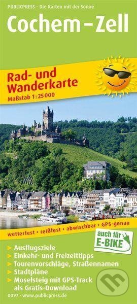 Cochem-Zell 1:25 000 / cyklistická a turistická mapa (freytag&berndt). freytag&berndt, 2019 Cochem-Zell 1:25 000 / cyklistická a turistická mapa (freytag&berndt). freytag&berndt, 2019