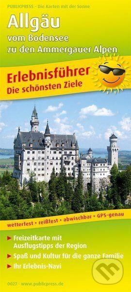 Allgäu 1:150 000 od Bodamského jezera po Ammergauské Alpy / mapa s průvodcem (freytag&berndt). freytag&berndt, 2018 Allgäu 1:150 000 od Bodamského jezera po Ammergauské Alpy / mapa s průvodcem (freytag&berndt). freytag&berndt, 2018