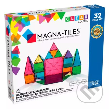 Společenská hra: Magnetická stavebnica 32 dielov (Magna-Tiles). Magna-Tiles, 2024 Společenská hra: Magnetická stavebnica 32 dielov (Magna-Tiles). Magna-Tiles, 2024