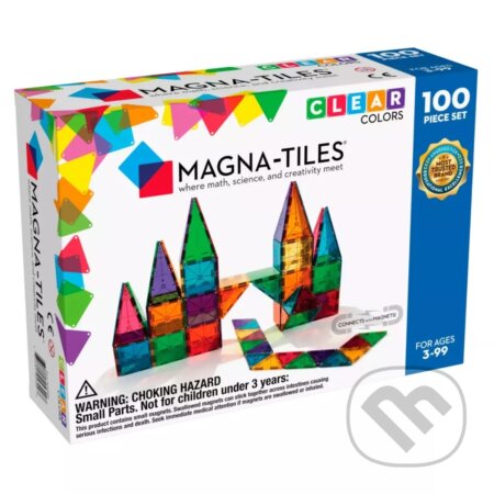 Společenská hra: Magnetická stavebnica 100 dielov (Magna-Tiles). Magna-Tiles, 2024 Společenská hra: Magnetická stavebnica 100 dielov (Magna-Tiles). Magna-Tiles, 2024