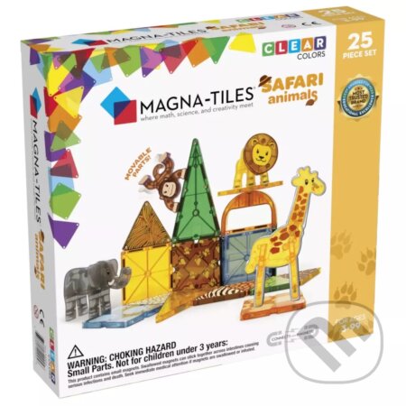 Společenská hra: Magnetická stavebnica Safari 25 dielov (Magna-Tiles). Magna-Tiles, 2024 Společenská hra: Magnetická stavebnica Safari 25 dielov (Magna-Tiles). Magna-Tiles, 2024