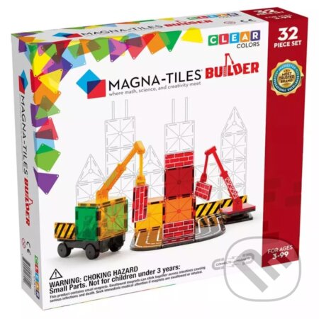Společenská hra: Magnetická stavebnica Builder 32 dielov (Magna-Tiles). Magna-Tiles, 2024 Společenská hra: Magnetická stavebnica Builder 32 dielov (Magna-Tiles). Magna-Tiles, 2024