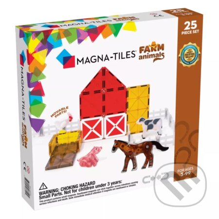 Spoločenská hra: Magnetická stavebnica Farm 25 dielov (Magna-Tiles). Magna-Tiles, 2024 Spoločenská hra: Magnetická stavebnica Farm 25 dielov (Magna-Tiles). Magna-Tiles, 2024